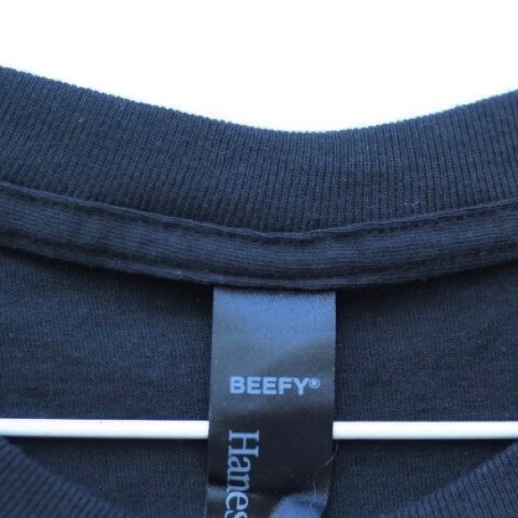 Hanes Beefy Jack Daniels Caution Stay Back 6 Feet T Shirt - Picture 3 of 6